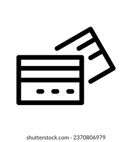 Icono de tarjeta de crédito Ilustración de diseño de vectores