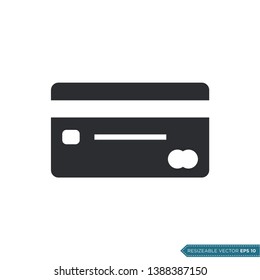 Credit Card Icon Vector Template Flat Design
