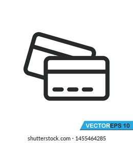 credit card icon vector template