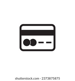 credit card icon vector template illustration logo design