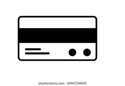 Credit Card  icon vector. Used For business, Finance.