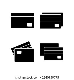 Vector de icono de tarjeta de crédito para aplicaciones web y móviles. Signo de pago de tarjeta de crédito y símbolo