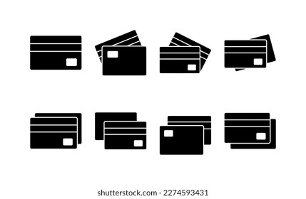 Credit card icon vector for web and mobile app. Credit card payment sign and symbol