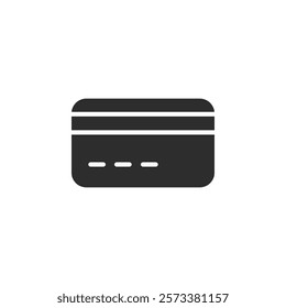 Credit card icon web design in vector