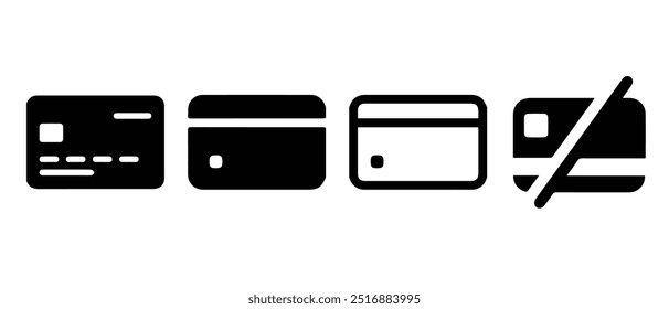 Credit Card Icons Pack Vector
