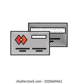 credit card isolated icon