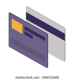 credit card isolated icon