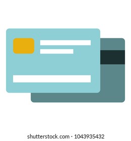 credit card isolated icon