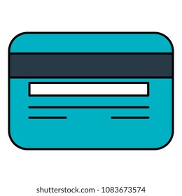 credit card isolated icon