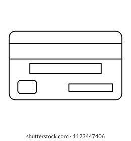credit card isolated icon