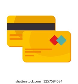 credit card isolated icon