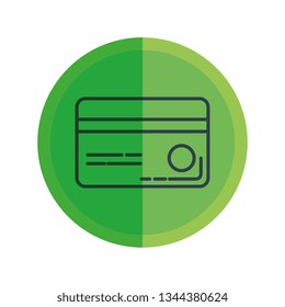 credit card isolated icon