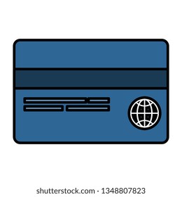 credit card isolated icon