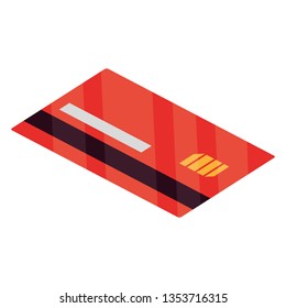 credit card isolated icon