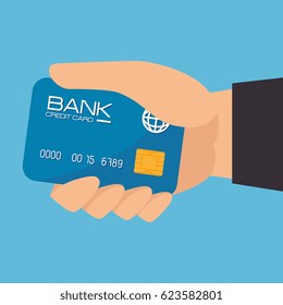 credit card isolated icon