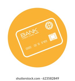 credit card isolated icon