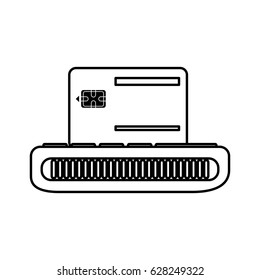 credit card isolated icon