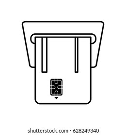credit card isolated icon