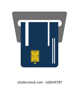 credit card isolated icon