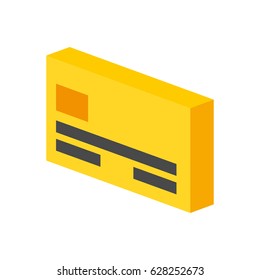 credit card isolated icon