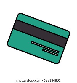 credit card isolated icon