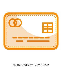credit card isolated icon