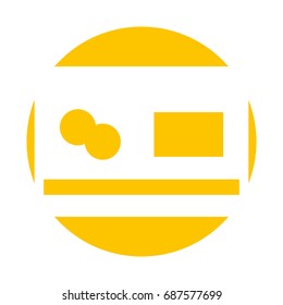 credit card isolated icon