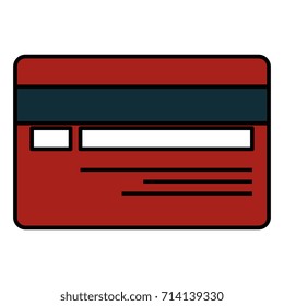 credit card isolated icon