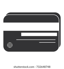 credit card isolated icon