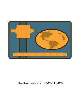 credit card isolated icon vector illustration design