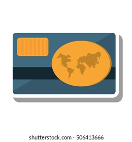 credit card isolated icon vector illustration design