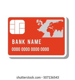 credit card isolated icon vector illustration design