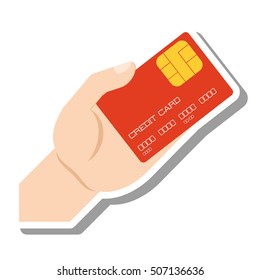 credit card isolated icon vector illustration design