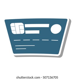 credit card isolated icon vector illustration design