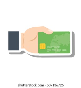 credit card isolated icon vector illustration design