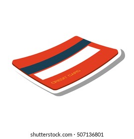 credit card isolated icon vector illustration design