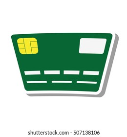 credit card isolated icon vector illustration design