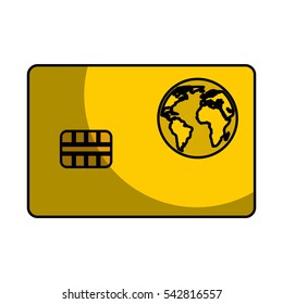 credit card isolated icon vector illustration design