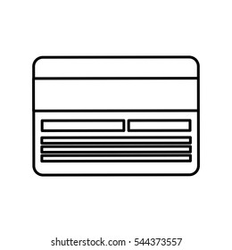 credit card isolated icon vector illustration design