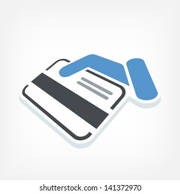 Credit card label