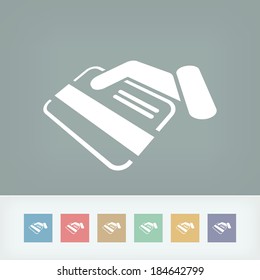 Credit card label