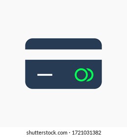 Credit card line vector minimalistic icon. Finance pay vector symbol. Shopping plastic atm icons set for web design. Modern flat transaction pay icon for app design. Electronic banking sign
