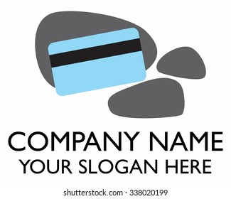 credit card logo icon vector