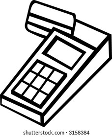 máquina de tarjetas de crédito