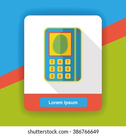 credit card machine flat icon