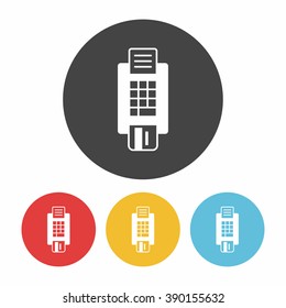 Credit card machine icon