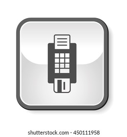 Credit card machine icon