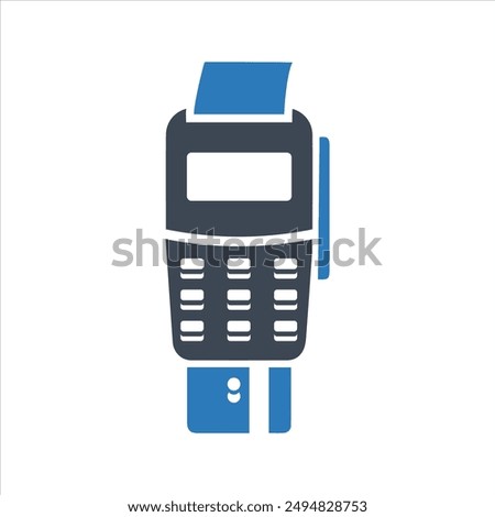 Credit card machine icon. POS terminal icon. Point of sale terminal. Payment Machine icon