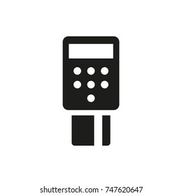 credit card machine vector icon