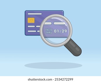 Credit Card Magnifier Expiry Date Debit